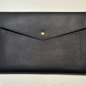 Glass Ladder & Co. the Megan black portfolio clutch in Black